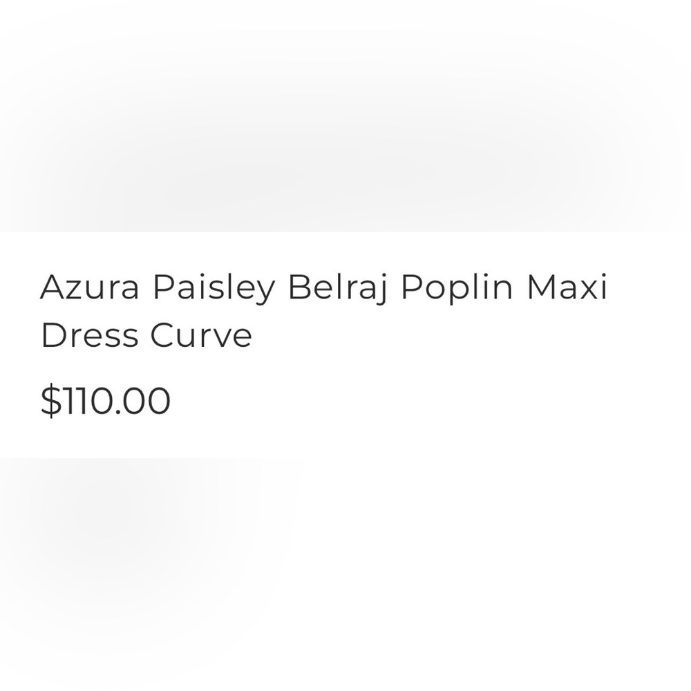 New Azura Paisley Beltran Poplin Maxi Dress Curve 2X 🌺🌸🌹 - Picture 6 of 7